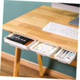 thumbnail image 2 of Under Desk Storage Drawer 2PCS Self Adhesive Hanging Organizer Box Compact White for Home Office Desktop Use, 2 of 5