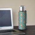 thumbnail image 5 of 20 Oz Chihuahua and Footprints Coffee Tumbler Double Wall Insulated Stainless Steel Water Bottle | Metal Reusable Thermoses Flask with Cup Cap | Leak & Sweat Proof with Anti-Dust Lid, 5 of 7