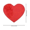 thumbnail image 5 of KALLORY 4Pcs Red Cardboard Heart Shaped Box for Valentine .5*5.7*1.6In, 5 of 8