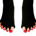 thumbnail image 4 of Naiovety 1 Pair 5 Toe Socks Overlapping Color Comfortable Breathable Dressing Solid Separation Relaxing Hosiery Type9 NO9 Naiovety FS11800-02, 4 of 6