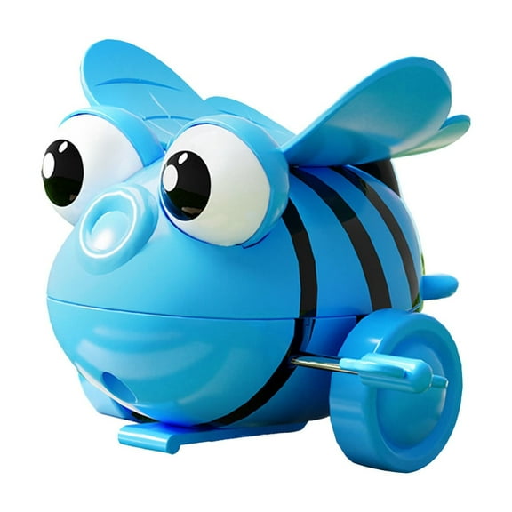 FEOLGEHLY Bee Wind Up Toys for Kids, Education Puzzle Baby Toys for Toddlers 1-3 3-5, Christmas Stocking Stuffers for Kids, Holiday Christmas Birthday Gifts Party Favors, Goodie Bag, Blue
