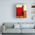 thumbnail image 2 of Trademark Fine Art Daniel Patrick Kessler Red Dog With Apple Canvas Wall Art - 35x47, 2 of 5