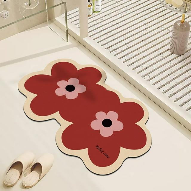 Carpet Rubber Material Bathroom Non Slip Mat Absorbent Floor Mat Entrance Mat Non Slip Foot Mat Bedroom Carpet