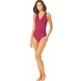 thumbnail image 3 of Anne Cole BERRY V-Neck Crossback One-Piece Swimsuit, US 16, 3 of 4