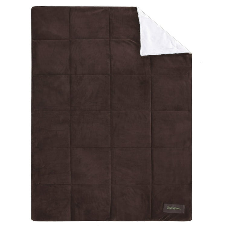 Remington Supreme Velvet Solid Throw Blanket Walmart