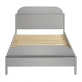 thumbnail image 2 of Classic Solid Wood Twin Bookcase Bed - Gray, 2 of 5