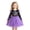 Purple, variant on Girls Princess Tulle Dress Halloween Toddler Girls Long Sleeve Cartoon Print Mesh Princess Dress Halloween Birthday Outfit 9M To 5Y