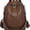 Coffee, variant on Women's Multi-Scenario Versatile Backpack - 3-in-1 Carrying Ways, Practical Structure & Premium PU Leather Material
