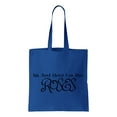 thumbnail image 1 of I'm Just Here For The Roses, The Bachelor Cotton Canvas Re-Usable Shopping & Carry-All Tote Bag, 1 of 3