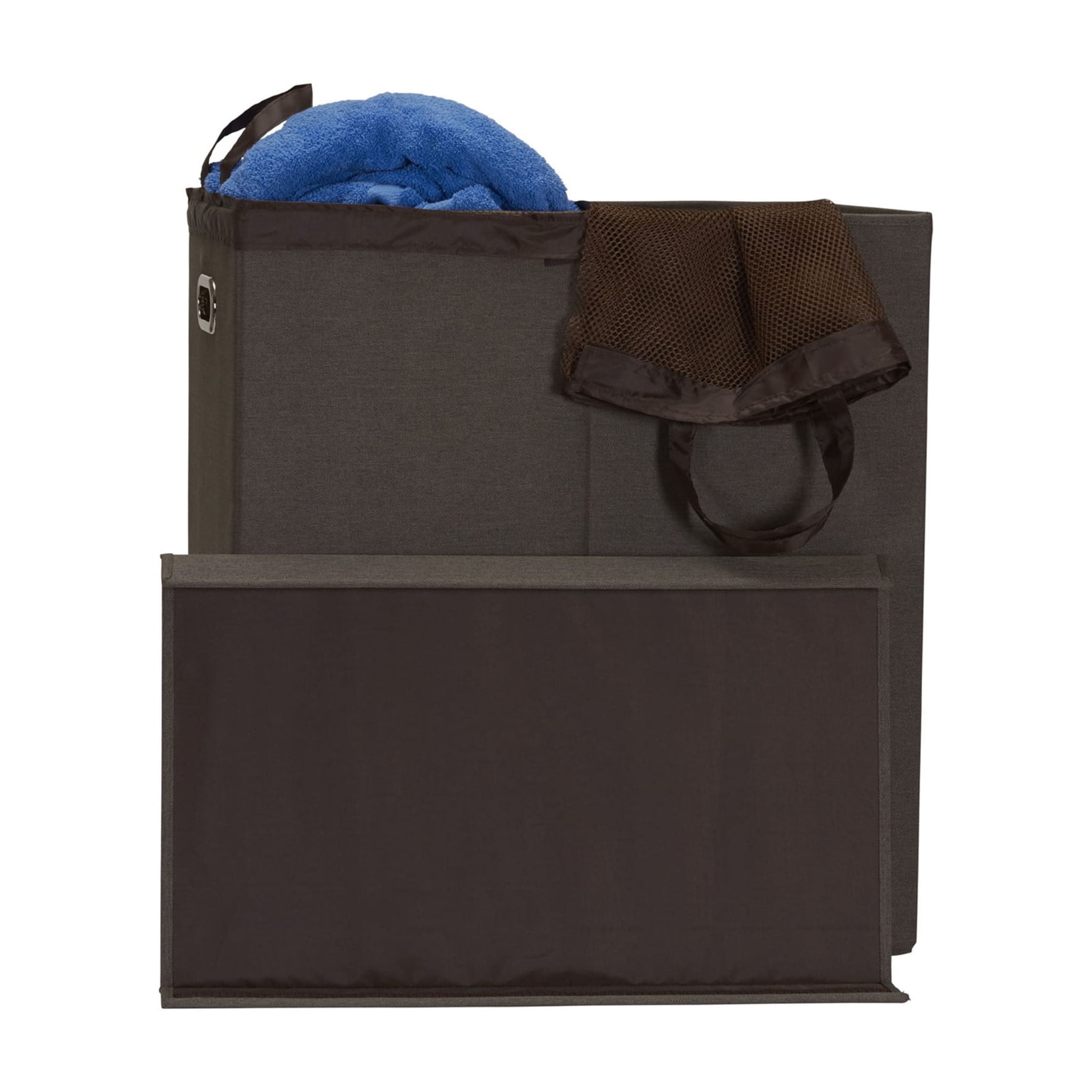 Household Essentials Collapsible Double Laundry Hamper Sorter