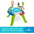 thumbnail image 4 of Fisher-Price 3-in-1 Spin & Sort Infant Activity Center and Toddler Play Table, Retro Roar, Unisex, 4 of 8