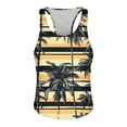 thumbnail image 4 of Tank Tops Beach Men Tank Top For Men Hawaiian Tropical Print Summer Casual Workout Vest Round Neck Sleeveless Loose Shirts Lightweight Comfy Blouse Gym Bodybuilding Sleeveless Muscle T Shirts, 4 of 5