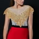 thumbnail image 5 of Capa de hombro de chal chal de fiesta brillante, hermosa capa de lentejuelas con cuentas, envoltura de chal de mujeres para fiesta, vestidos, nupcias, Oro, 5 of 8