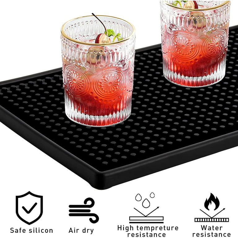 True true bar mat, multipurpose, silicone cocktail prep station