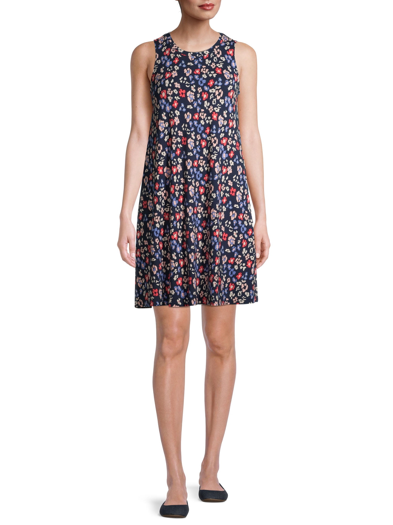 Time and Tru Women's Sleeveless Knit Dress