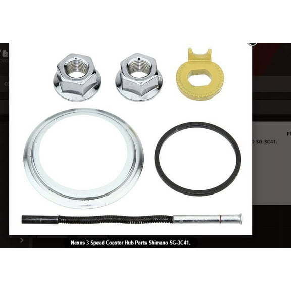 BICYCLE BIKE Nexus 3 Speed Coaster Hub Parts Shimano SG-3C41. Bike part, Bicycle part, bike accessory, bicycle part