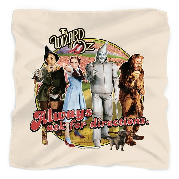 The Wizard of Oz Directions Bandana (21 in x 21 in)
