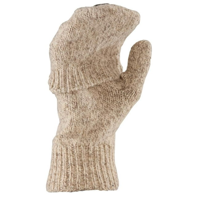 Fox River Adult Cold Weather Heavyweight Glomitt, Small, Brown Tweed