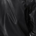 thumbnail image 7 of Leather Jacket Qiggri Mens Leather Jacket Motorcycle Black Biker Jackets Vintage Faux Leather Outwear Casual Lightweight, 7 of 7