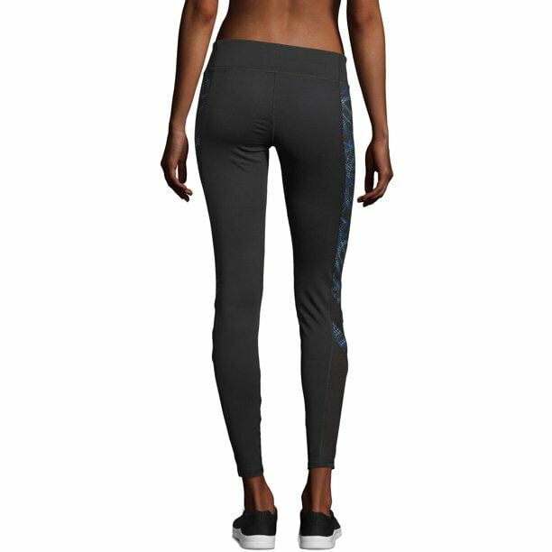 Hanes Sport Leggings Womens Size XXL Blue Performance Color Blocked Walmart