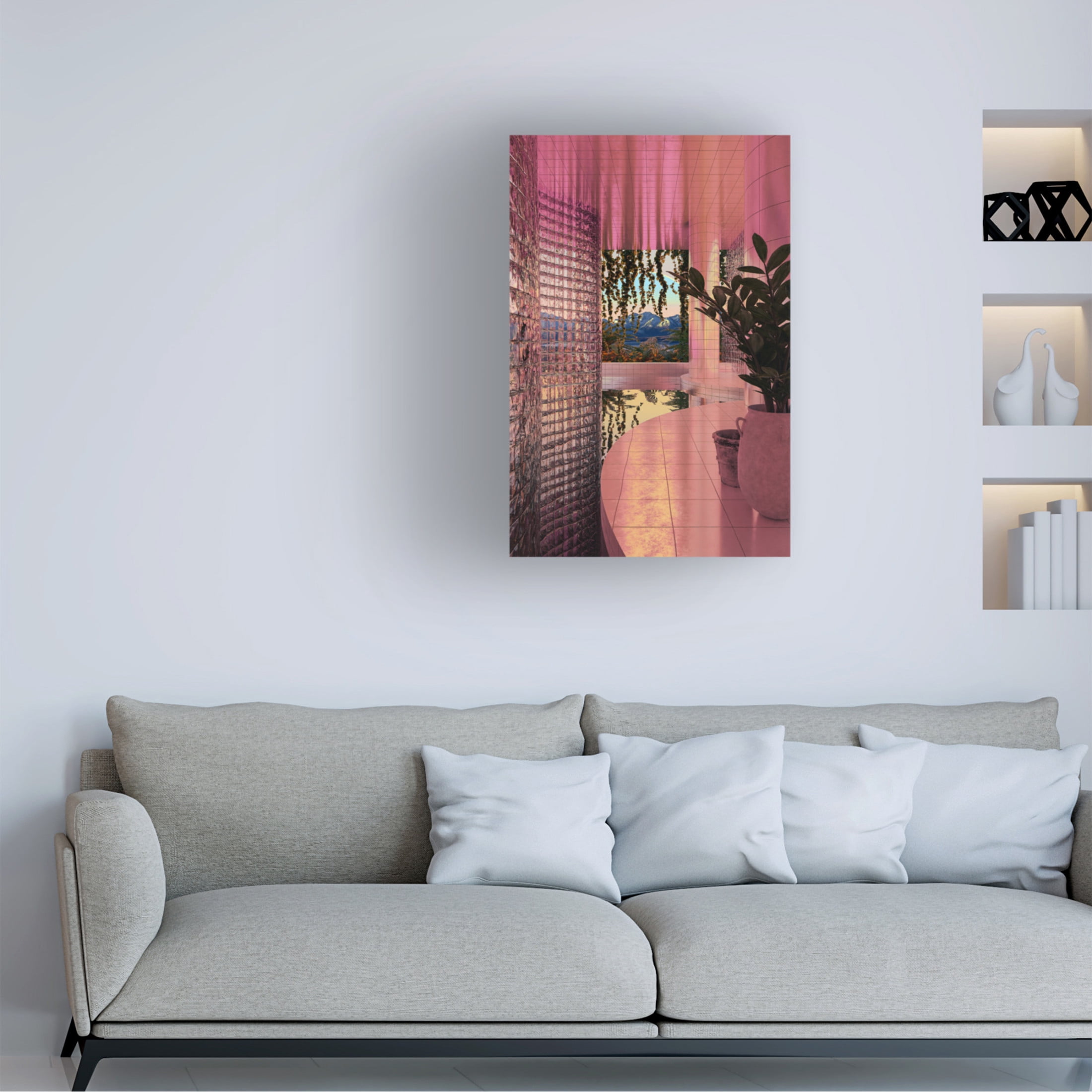 Trademark Fine Art DEKIMBE MURRAY  INDOOR POOL Canvas Wall Art