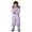 Light Violet, variant on KAUOD Toddler Waterproof Snowsuits Outdoor Insulated One Piece Hooded Ski Suits Jumpsuits Kids Baby Multi Zipper Snow Suits