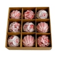 thumbnail image 1 of Juego de 9 bolas decorativas navideñas Strade Fareast Limited rojo, 1 of 8