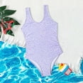 thumbnail image 2 of TOWED22 Toddler Baby Girls Swimsuit One Piece Floral Bathing Suit Cute Ruffle Backless Swimwear Kids Beach Wear 1-5T Purple,11-12 Y, 2 of 6