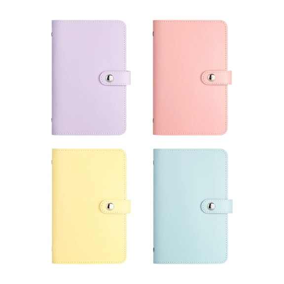 YIEMEEN 4Pcs A6 Money Organizer Lightweight Savings Challenge Binder For Bills And Card