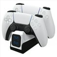 thumbnail image 1 of Compatible avec Manette PS5 Base de Recharge Rapide à Double Baie avec Écran LED, 1 of 6