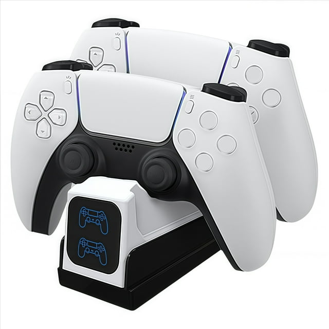 Compatible avec Manette PS5 Base de Recharge Rapide à Double Baie avec Écran LED