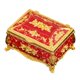 thumbnail image 2 of Caja de joyería esmaltada para mujer, joyero, tocador para mujer, caja de almacenamiento de joyería, caja de regalo de recuerdo para pendientes, anill Rojo, 2 of 7