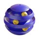 thumbnail image 1 of Juguete con rodillo para gatos, juguete interactivo para gatos, bola giratoria para pista, bolas para gatos Azul profundo, 1 of 8