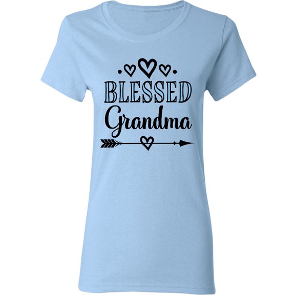 Inktastic Blessed Grandma for Grandmother Women's T-Shirt