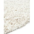thumbnail image 6 of Unique Loom Hygge Shag Collection Area Rug - Misty (3' 3" Round Ivory/Beige), 6 of 7