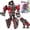 Red, variant on Transforming Toys - Dinosaur Robot Action Figures -Designable Shape-Shifting Toys for 3 4 5 6 7 8 Year Old Boys , Party Christmas Birthday Gifts Boys Girls