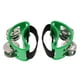 thumbnail image 1 of Pandereta Sunnimix 1 par Doble hilera de Acero Negro Verde, 1 of 8