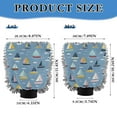 thumbnail image 3 of Microfiber Car Wash Gloves With Chenille & Polyester Terry Scratch-Free Cleaning Elastic Cuffs Seamless Pattern, 3 of 8