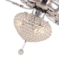 thumbnail image 5 of Miumaeov 52" Modern Crystal Ceiling Fan with Lights and Remote Control Chandelier Fan with Dual Finish Reversible Blades Mute Motor Unique Glass Lampshade for Bedroom Living Room Dining Room, 5 of 9