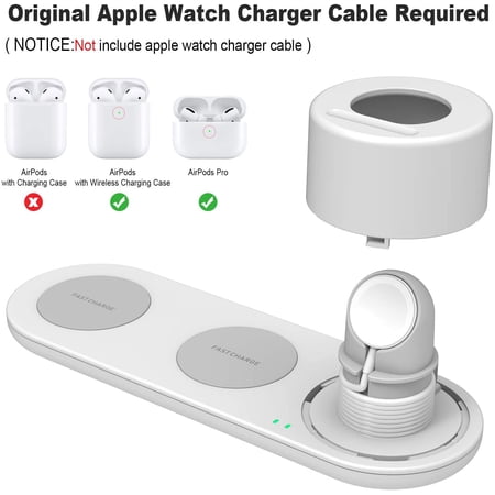 Aresh Wireless Charger Stand Compatible With Apple Watch Charger Series 5 4 3 2 1 Airpods Airpods Pro New Iphone Se Walmart Canada