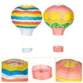 thumbnail image 3 of 2pcs Hot Air Balloon Paper Lanterns Hanging Sky Lanterns Paper Lanterns Decors, 3 of 8