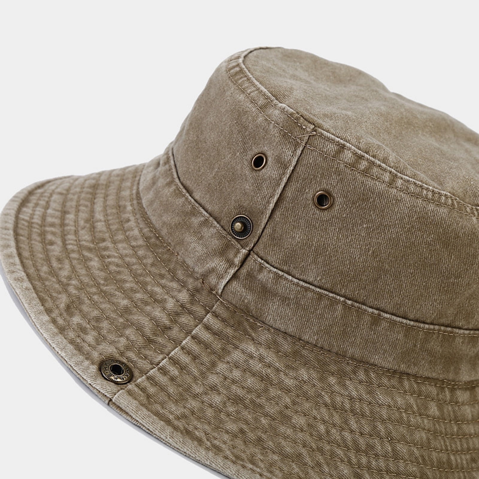 WTXUE Mens Hats, Breathable Wide Brim Bucket Hat, Quick-Dry Mesh