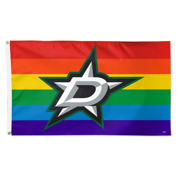 WinCraft Dallas Stars 3' x 5' Single-Sided Deluxe Team Pride Flag