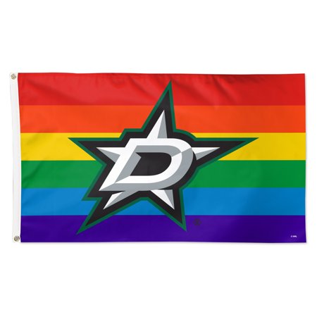 WinCraft Dallas Stars 3 x 5 Single-Sided Deluxe Team Pride Flag