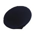 thumbnail image 4 of Fancyes Round Saucer Chair Cover Jacquard Moon Chair Slipcover Washable Soft Anti Slip Stretch Replace Seat Protector for Living Room Dark Blue, 4 of 8