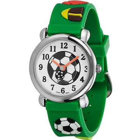 Geneva Platinum Boys' Silicone Soccer Wa