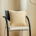 thumbnail image 2 of Xihbxyly Funda de Cojín de Pana, Suave y Agradable para La Piel, Elegante Protector de Almohada con Diseño de Rayas, Lavable y Apto para Secadora, Ideal para El Sofá de La Sala de Estar, Una Elegante, 2 of 2