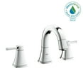 thumbnail image 2 of Grohe 20 418 A Grandera 1.2 GPM Bathroom Faucet Widespread Double Handle - Chrome, 2 of 4