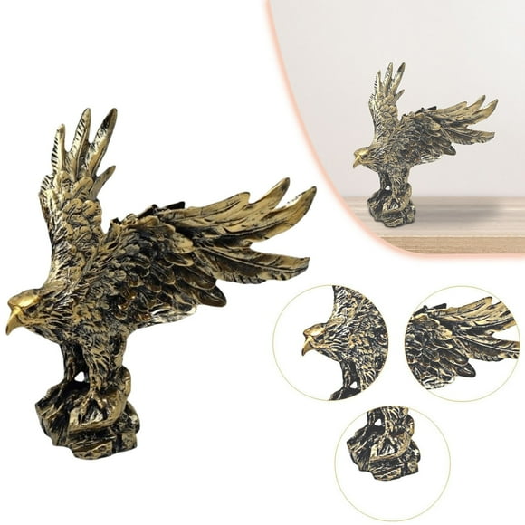 ⚡ Big Sale ! Flying Statue Animal Ornament Easy To Use Figurine Decoration For Friends Desktop Shelf Holidays