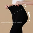 thumbnail image 4 of Leggings térmicos de algodón, leggings térmicos de invierno con forro polar, 4 of 5